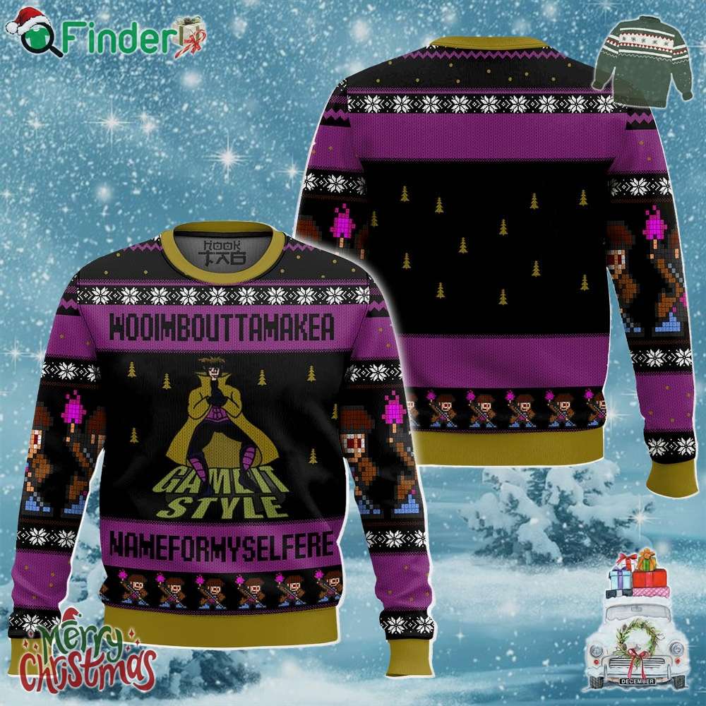 Gambit Style Ugly Sweater Gambit Style Ugly Sweater