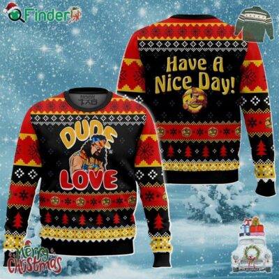 Dude Love Mick Foley Ugly Sweater