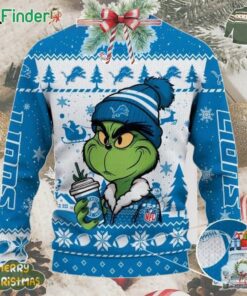 Detroit Lions Nfl Grinch Stolen Christmas 2024 Grinchmas Ugly Sweater