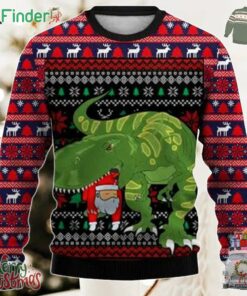 Dinosaur Santa Ugly Christmas Sweater
