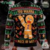 Gingerbread Man You Wanna Piece Of Me Christmas Ugly Sweater