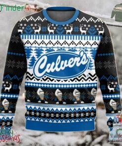 Culver's Ice Cream All Over Printed Ugly Christmas Sweater