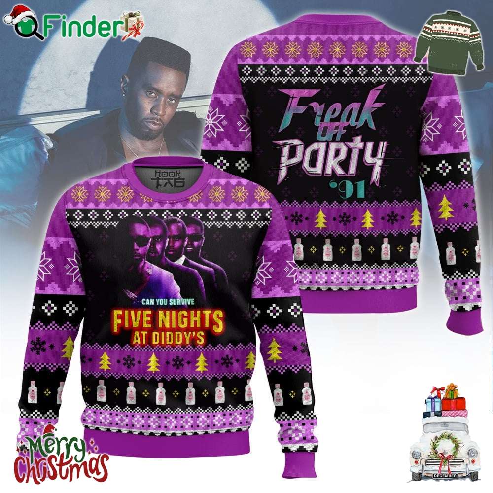 Five Night At Diddys Ugly Sweater Five Night At Diddys Ugly Sweater