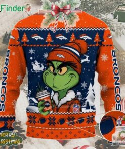 Denver Broncos Grinch Stolen Christmas 2024 Grinchmas Ugly Sweater
