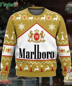 Marlboro Gold Ugly Christmas Sweater