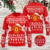 Manchester United Merry Christmas 3d Ugly Sweater