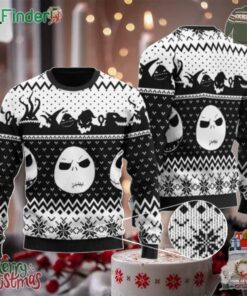 Jack Skellington Night Before Christmas Ugly Sweater Holiday Christmas Gift