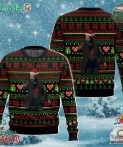 Keanu Reeves Meme You Are Breathtaking Christmas Ugly Sweater