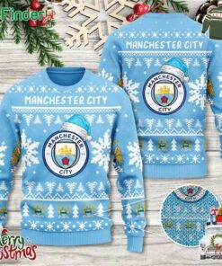 Manchester City 3d Ugly Sweater Merry Christmas