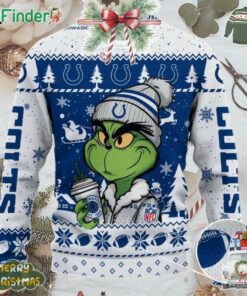 Indianapolis Colts Nfl Grinch Stolen Christmas 2024 Grinchmas Christmas Ugly Sweater