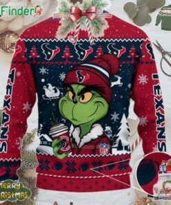 Houston Texans Nfl Grinch Stolen Christmas 2024 Grinchmas Xmas Ugly Sweater