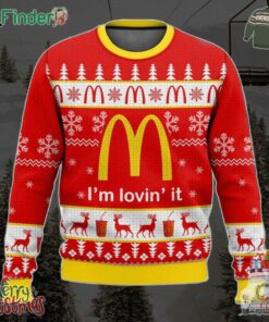 Mcdonalds I'm Lovin' It Limited Edition Ugly Christmas Sweater