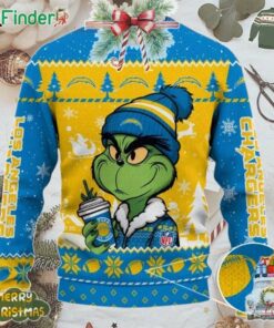 Los Angeles Chargers Grinch Stolen Christmas 2024 Grinchmas Ugly Sweater