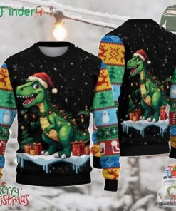 Merry Christmas Dinosaur Ugly Christmas Sweater