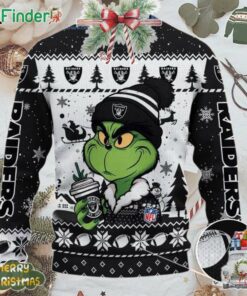 Las Vegas Raiders Grinch Stolen Christmas 2024 Grinchmas Xmas Ugly Sweater