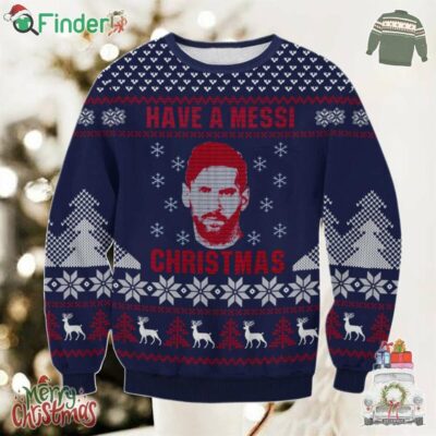 Lionel Messi Have A Messi Merry Christmas Ugly Sweater