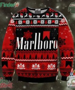 Marlboro Letter Xmas Ugly Christmas Sweater