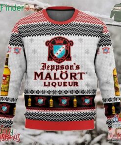 Jeppsons Malort Liqueur Christmas Ugly Sweater
