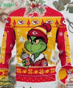 Kansas City Chiefs Grinch Stolen Christmas 2024 Grinchmas Ugly Sweater