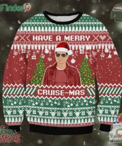 Tom Cruise Have A Merry Cruise Mas Ugly Sweater Christmas Gift
