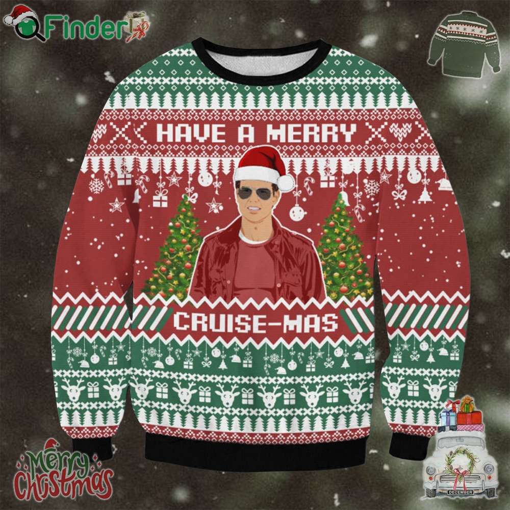 Tom Cruise Have A Merry Cruise Mas Ugly Sweater Christmas Gift Tom Cruise Have A Merry Cruise Mas Ugly Sweater Christmas Gift