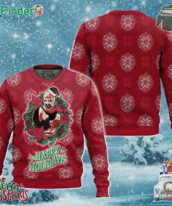 Terrifier Happy Holidays Ugly Sweater