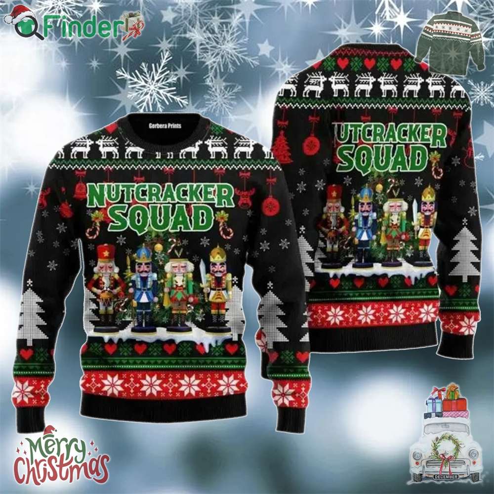 Nutcracker Squad Ugly Christmas Sweater Nutcracker Squad Ugly Christmas Sweater