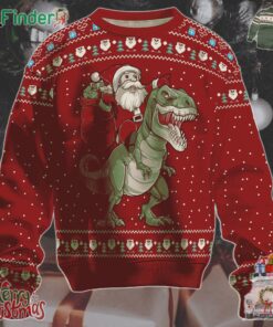 Santassic Park Ugly Christmas Sweater