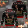 Sticky Bandits Home Alone Xmas Ugly Christmas Sweater