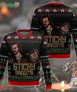 Sticky Bandits Home Alone Xmas Ugly Christmas Sweater