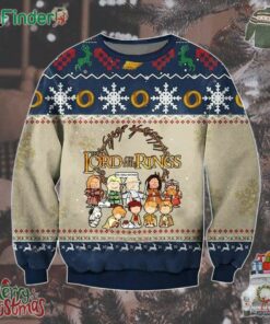 Snoopy The Lord Of The Rings Ugly Knitted Christmas 3d Sweater