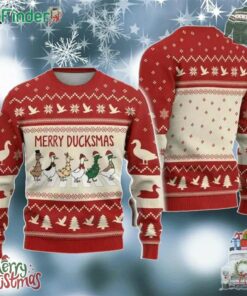 Merry Duckmas Ugly Christmas Sweater