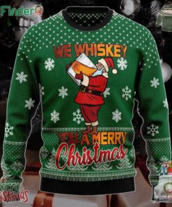 We Whiskey You A Merry Christmas Ugly Christmas Sweater