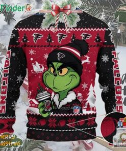 Nfl Atlanta Falcons Grinch Stolen Christmas 2024 Grinchmas Christmas Ugly Sweater