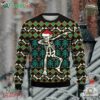 Merry Christmas Skull Dabbing Ugly Christmas Sweater