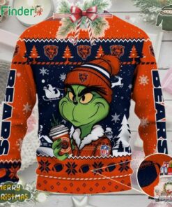 Nfl Chicago Bears Grinch Stolen Christmas 2024 Grinchmas Xmas Ugly Sweater