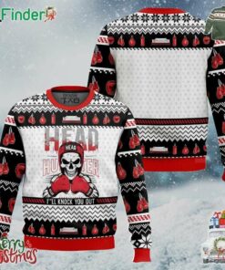 Boxing Head Hunter I'll Knock You Out Ugly Christmas Sweater