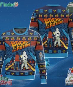 Back To The Future Christmas Ugly Sweater Party