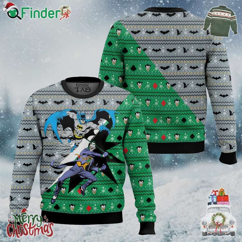 Batman Vs Joker Funny Christmas Ugly Sweater Gift For Christmas Batman Vs Joker Funny Christmas Ugly Sweater Gift For Christmas