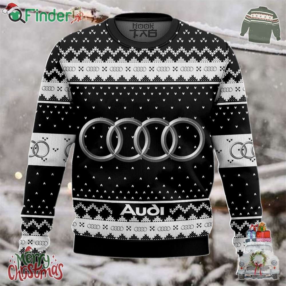Audi Ugly Christmas Sweater For Audi Lovers Audi Ugly Christmas Sweater For Audi Lovers
