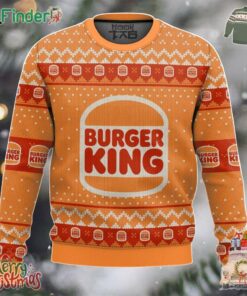 Burger King Ugly Christmas Sweater