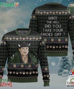 Why The Helld You Take Your Shoes Off Harry Lyme Home Alone Christmas Ugly Sweater