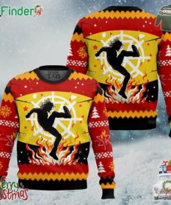 Burn It Down Seth Rollins Wwe Ugly Christmas Sweater