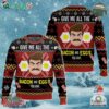 Ron Swanson Parks And Recreation Give Me All The Bacon And Eggs You Have Christmas Ugly Sweater