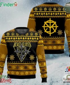Beast Slayer Seth Rollins Wwe Ugly Sweater Gift For Christmas