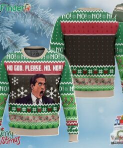 No God Please No Michael Scott The Office Christmas Ugly Sweater Gift For Christmas