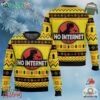 No Internet Jurassic Park Christmas Ugly Sweater