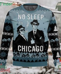 Blues Brothers No Sleep Til Chicago Ugly Sweater