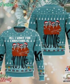 The Kinks All I Want For Christmas Is The Kinks Christmas Ugly Sweater