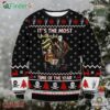 Michael Myers And Freddy Krueger Horror It's The Most Wonderful Time Of The Year Ugly Christmas Sweater